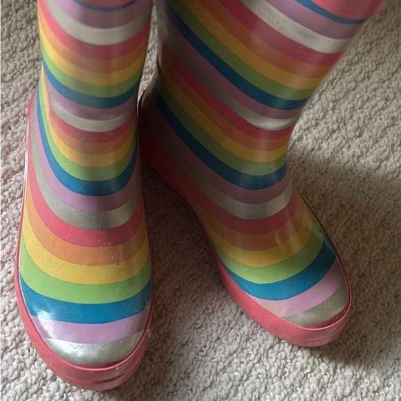 Boots rain girls new sizes 7-8M, 9-10M, 11-12M, 13-1M or  2-3 new Wonder Nation - Picture 2 of 6